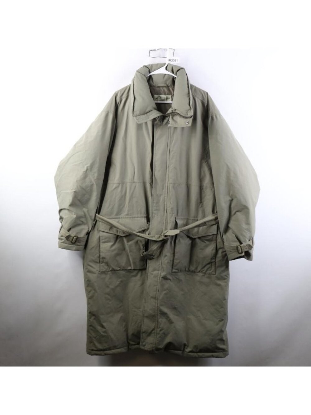 Vtg 90s Eddie Bauer Mens XL Goretex Goose Down Puffer Full Length Jacket Green